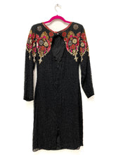 Load image into Gallery viewer, 80&#39;s Beaded Dress (XS)
